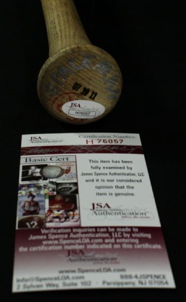 ALEX RIOS SIGNED GAME USED LOUISVILLE SLUGGER BASEBALL BAT JSA