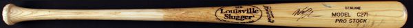 WIL MYERS SIGNED GAME USED LOUISVILLE SLUGGER BASEBALL BAT