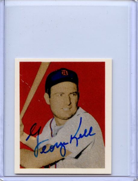 1949 BOWMAN #26 GEORGE KELL REPRINT SIGNED JSA