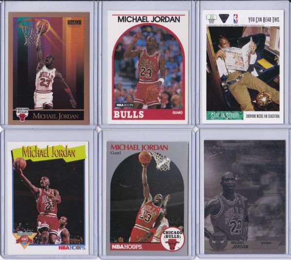 1990-1993 MICHAEL JORDAN 23 CARD LOT NM-MINT