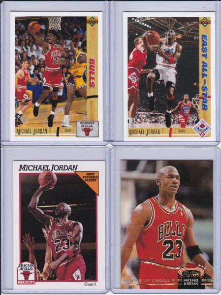 1990-1993 MICHAEL JORDAN 23 CARD LOT NM-MINT