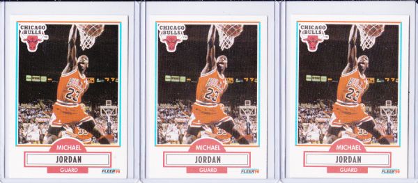 1990-1993 MICHAEL JORDAN 23 CARD LOT NM-MINT