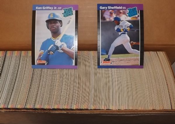 1989 DONRUSS MLB COMPLETE HAND ASSEMBLED SET