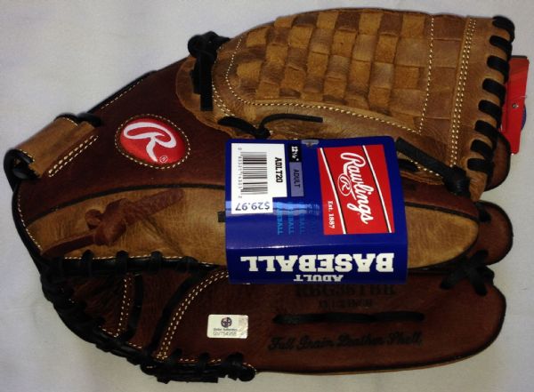 RANDY JOHNSON SIGNED FULL SIZE RAWLINGS BASEBALL GLOVE