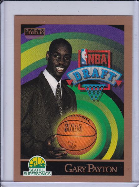 1990 SKYBOX #365 GARY PAYTON ROOKIE