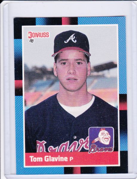 1988 DONRUSS #644 TOM GLAVINE ROOKIE HALL OF FAME!