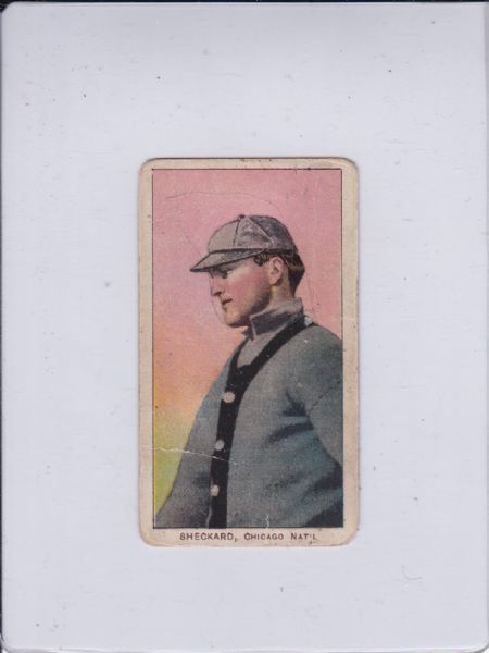 1909-11 T206 PIEDMONT JIMMY SHECKARD NO GLOVE