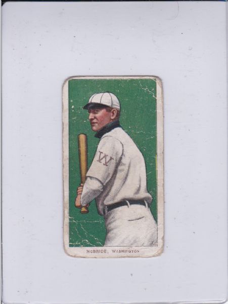 1909-11 T206 PIEDMONT GEORGE McBRIDE