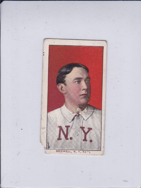 1909-11 T206 PIEDMONT AL BRIDWELL NO CAP