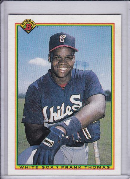 1990 BOWMAN #320 FRANK THOMAS ROOKIE HALL OF FAME!