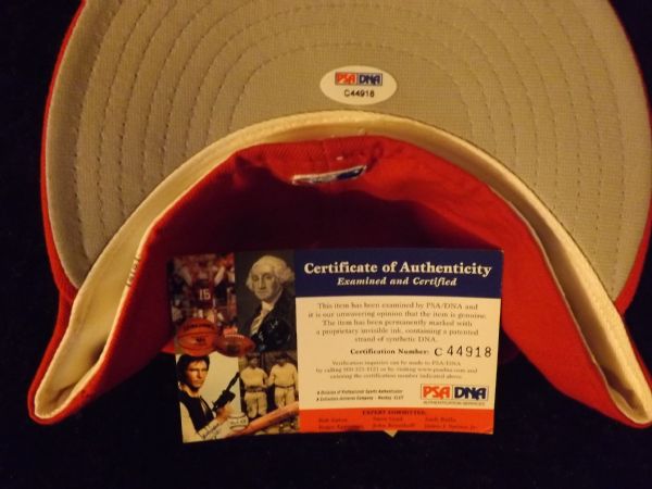 PETE ROSE SIGNED CINCINNATI REDS NEW ERA BASEBALL CAP