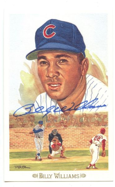 BILLY WILLIAMS SIGNED PEREZ STEELE CELEBRATION 990/10000