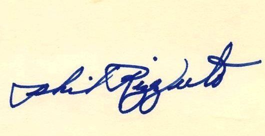 PHIL RIZZUTO SIGNED INDEX CARD PSA/DNA