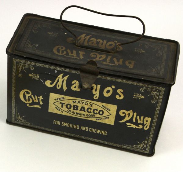 1910'S MAYO'S CUT PLUG TOBACCO TIN!