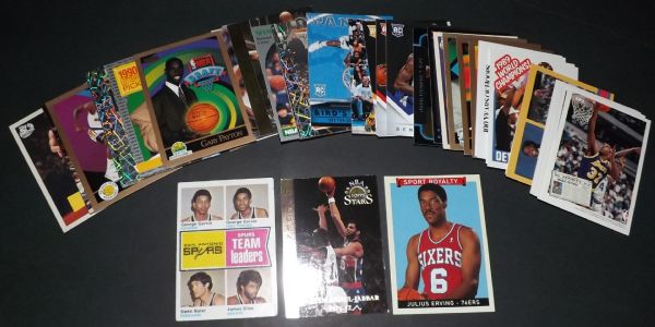 BASKETBALL HALL OF FAMERS SUPER STARS & ROOKIE LOT OF 92