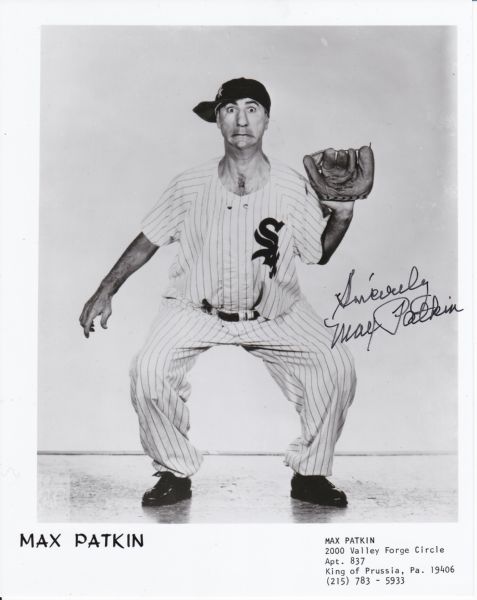 MAX PATKIN SIGNED 8X10 PHOTO WHITE SOX