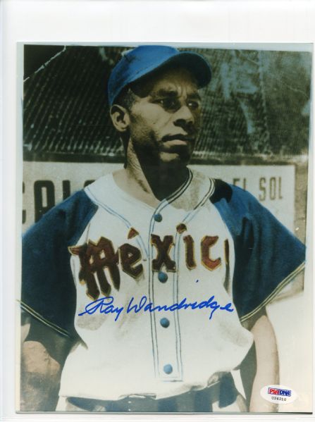 RAY DANDRIDGE SIGNED 8X10 PHOTO PSA/DNA