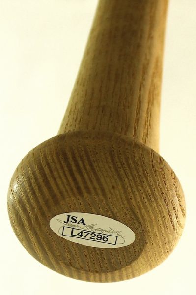 PHIL RIZZUTO SIGNED ADIRONDACK BASEBALL BAT JSA