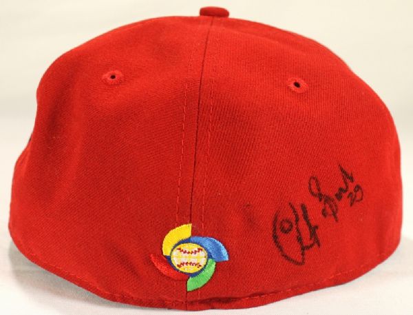 2013 PUERTO RICO WBC TEAM SIGNED OFFICIAL STYLE CAP PSA/DNA LOA