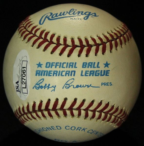 GAYLORD PERRY SIGNED & INSCRIBED OAL BASEBALL JSA