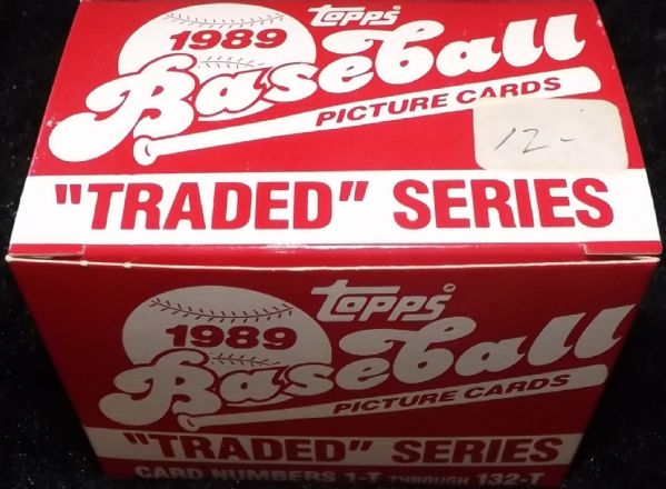 1989 TOPPS TRADED MLB COMPLETE FACTORY SET