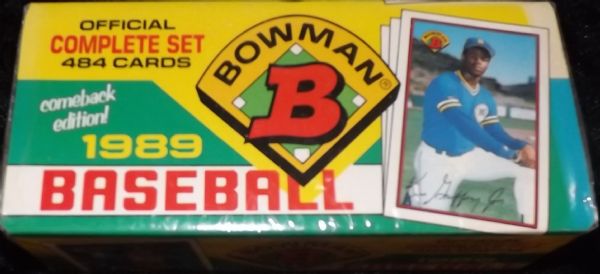 1989 BOWMAN MLB COMPLETE FACTORY SEALED SET LOT OF 2