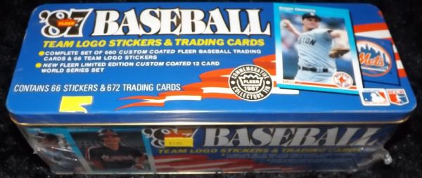 1987 FLEER MLB COMPLETE FACTORY SEALED SET LOT OF 2