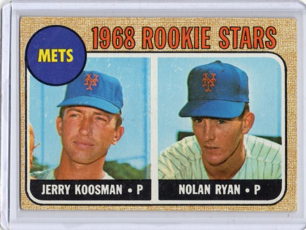 1968 TOPPS COMPLETE SET - NOLAN RYAN, JOHNNY BENCH RC'S