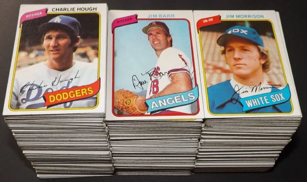 1980 TOPPS SET BUILDER 456 CARD DEALER LOT