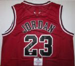 MICHAEL JORDAN SIGNED CHICAGO BULLS NIKE JERSEY