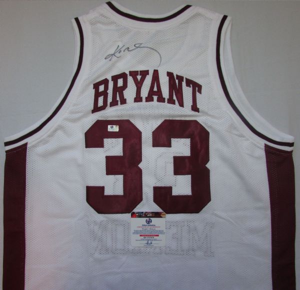 KOBE BRYANT SIGNED LOWER MERION HIGH SCHOOL JERSEY