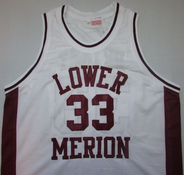 KOBE BRYANT SIGNED LOWER MERION HIGH SCHOOL JERSEY