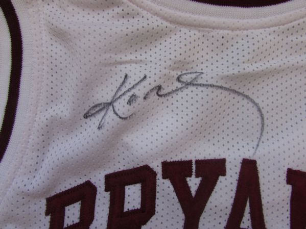 KOBE BRYANT SIGNED LOWER MERION HIGH SCHOOL JERSEY