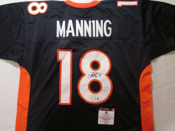 PEYTON MANNING SIGNED BRONCOS JERSEY