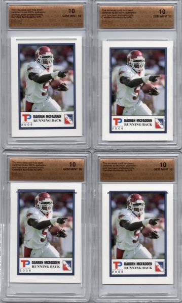 2006 2007 DARREN MCFADDEN GEM MINT GRADED ROOKIE LOT OF 8