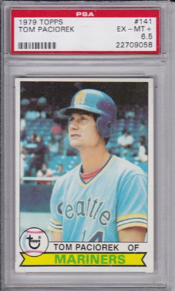 1979 TOPPS #141 TOM PACIOREK PSA 6.5