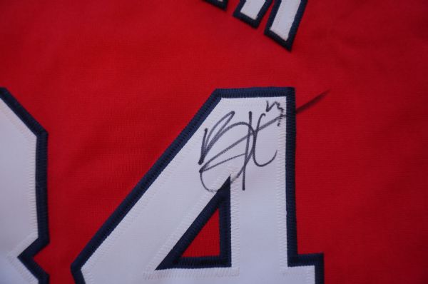 BRYCE HARPER SIGNED WASHINGTON NATIONALS JERSEY