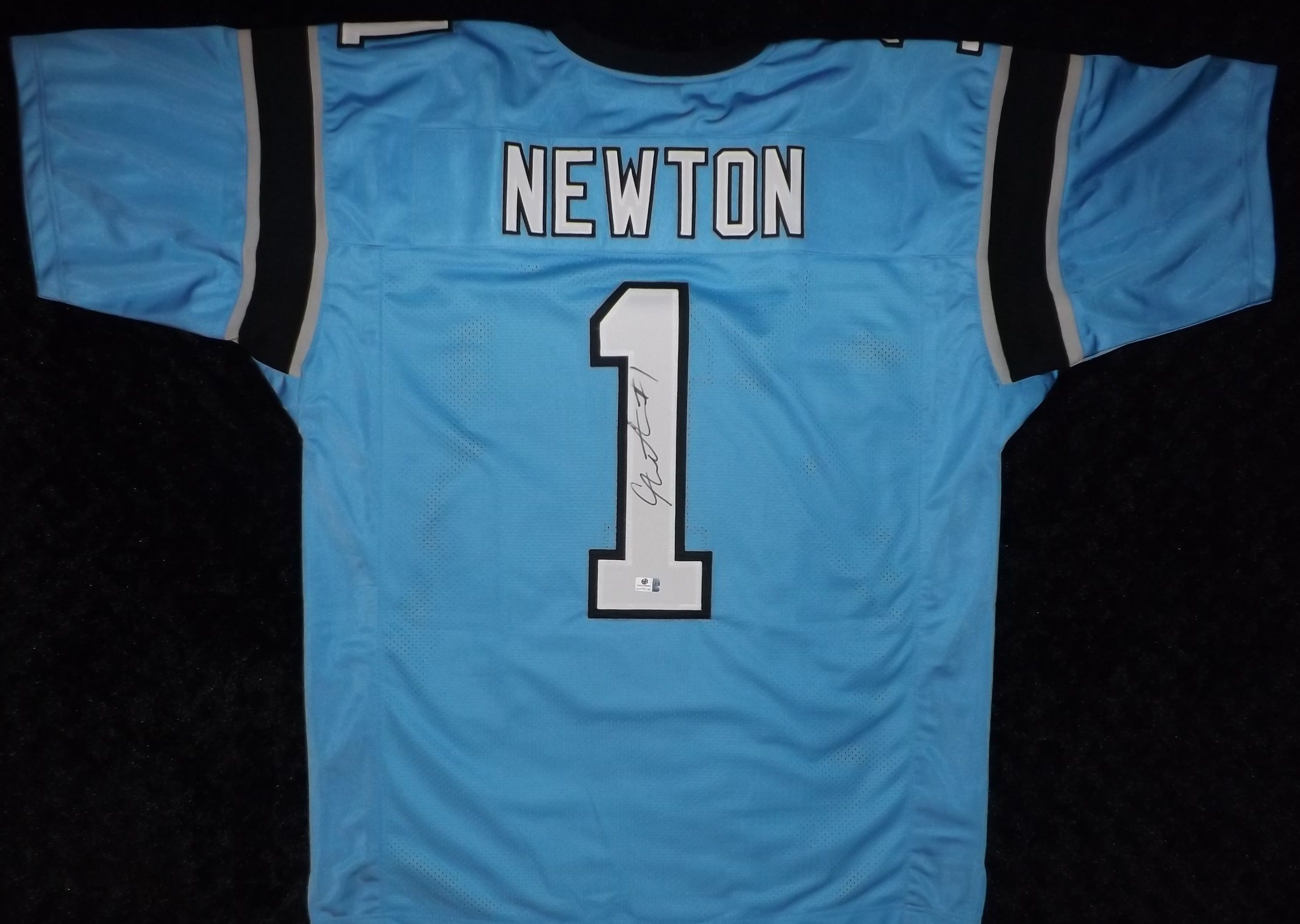 blue cam newton jersey