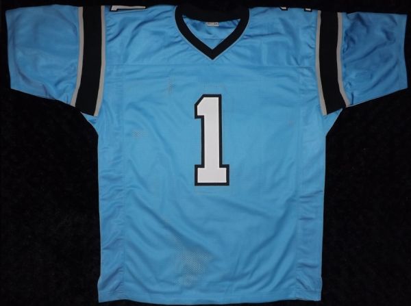 CAM NEWTON SIGNED CAROLINA PANTHERS JERSEY