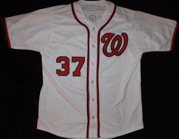 STEPHEN STRASBURG SIGNED WASHINGTON NATIONALS JERSEY