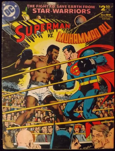 1978 SUPERMAN VS. MUHAMMED ALI!! OVERSIZED COMIC C-56