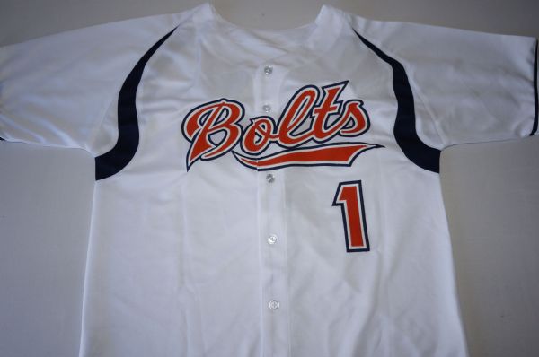 MIKE TROUT SIGNED MILLVILLE BOLTS HIGH SCHOOL JERSEY