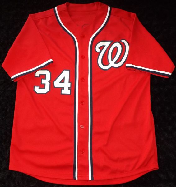 BRYCE HARPER SIGNED WASHINGTON NATIONALS JERSEY