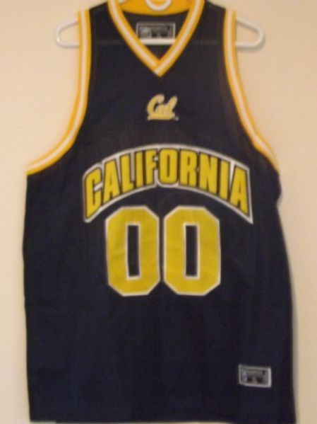 CAL BERKELEY 00 UNSIGNED BASKETBALL JERSEY