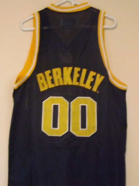 CAL BERKELEY 00 UNSIGNED BASKETBALL JERSEY