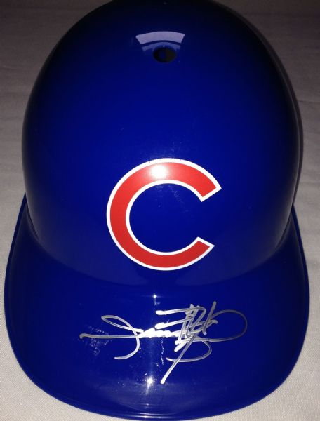 SAMMY SOSA SIGNED FULL SIZE CHICAGO CUBS HELMET