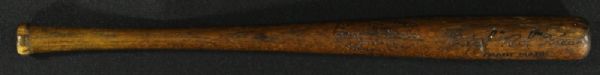 RALPH RED KRESS VINTAGE 125 LOUISVILLE SLUGGER MINI BASEBALL BAT