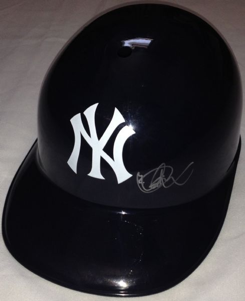 ICHIRO SUZUKI SIGNED NEW YORK YANKEES FULL SIZE HELMET