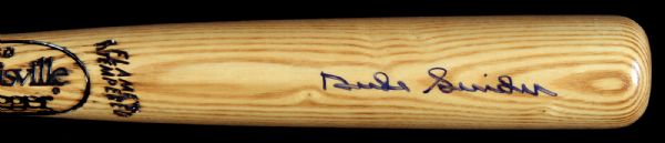 DUKE SNIDER SIGNED LOUISVILLE SLUGGER BASEBALL BAT