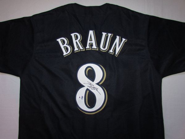 RYAN BRAUN SIGNED BREWERS JERSEY